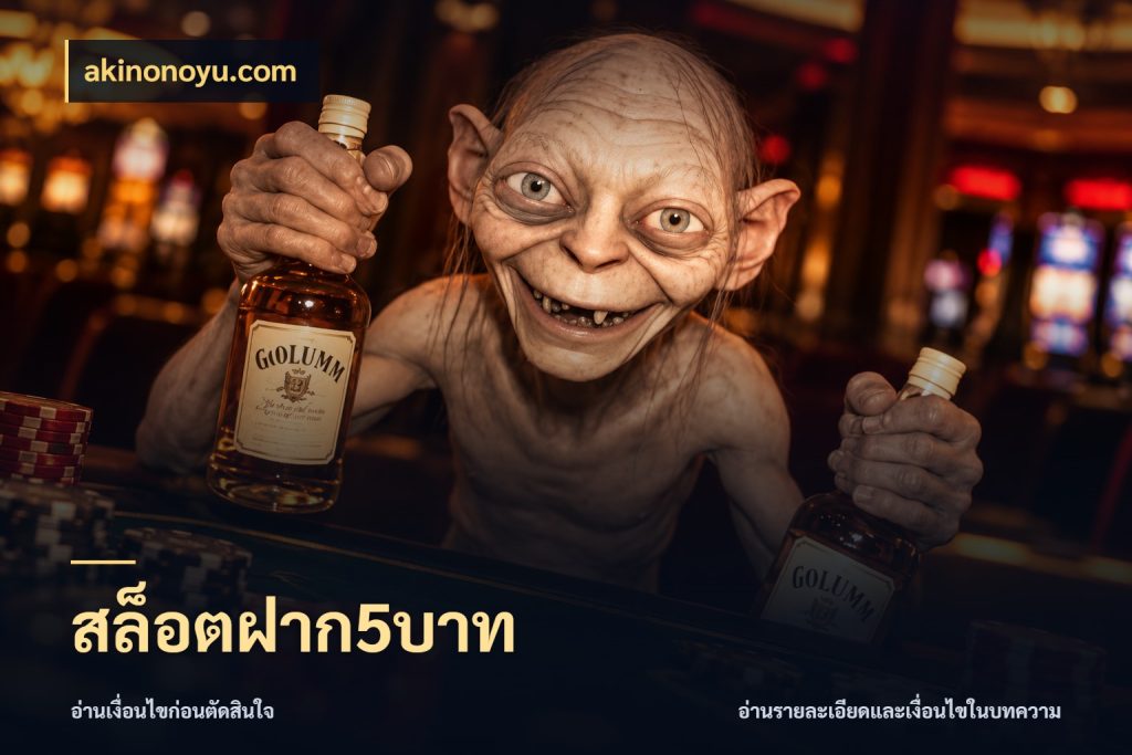 สล็อตฝาก5บาท ทุนเบาก็มีสีสันในจังหวะของคุณ ในมุม akinonoyu.com