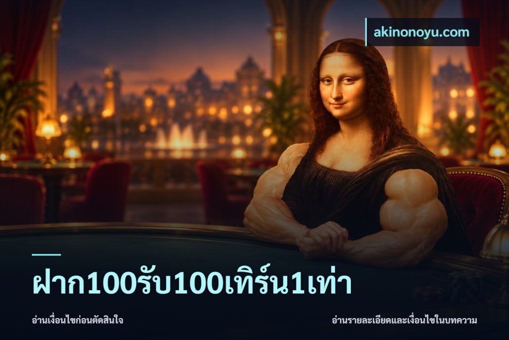 ฝาก100รับ100เทิร์น1เท่า