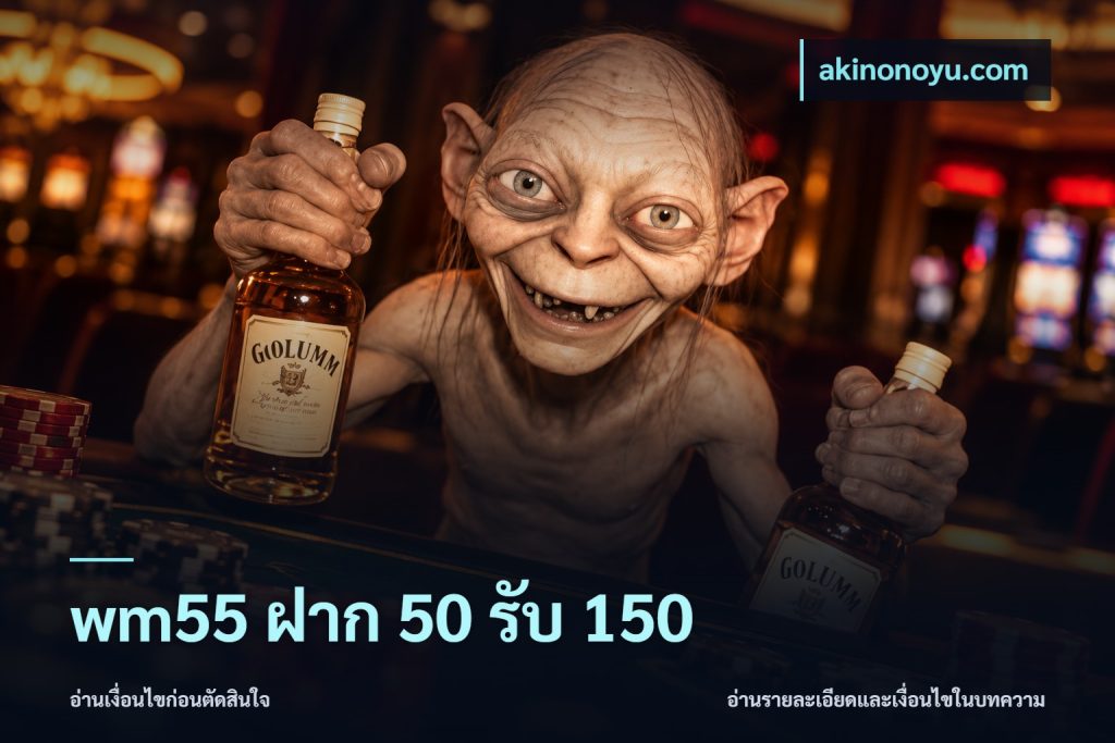 wm55 ฝาก 50 รับ 150