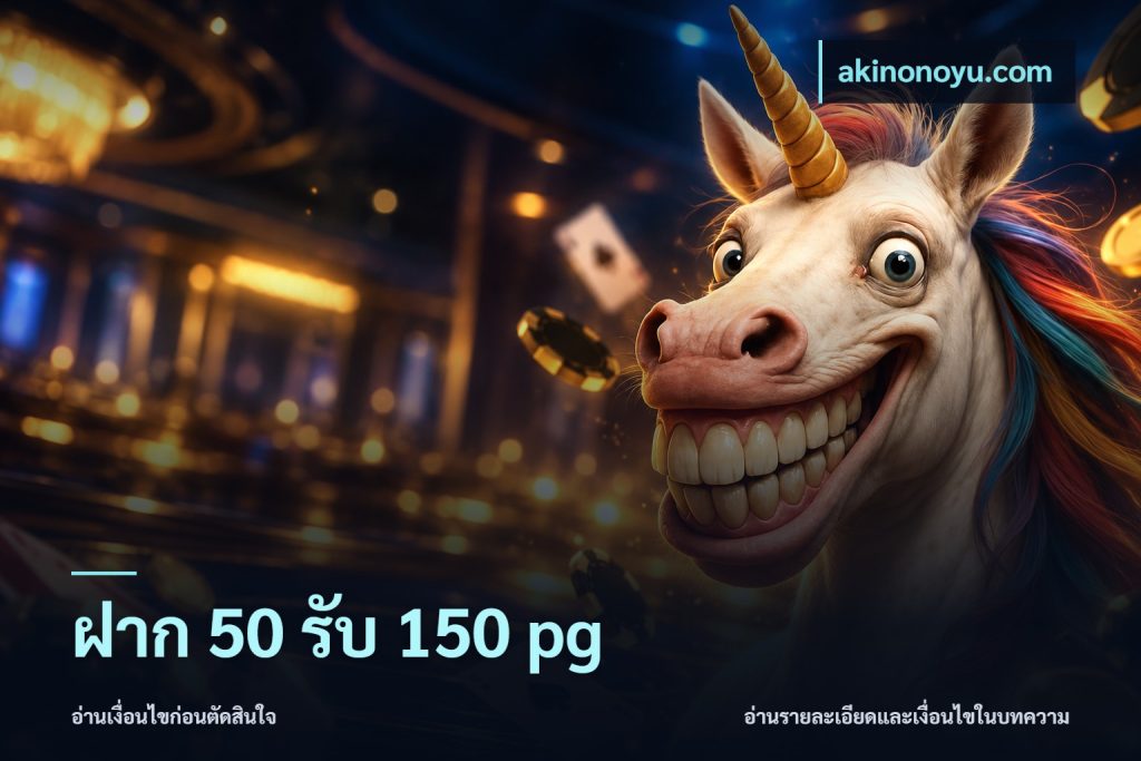 ฝาก 50 รับ 150 pg