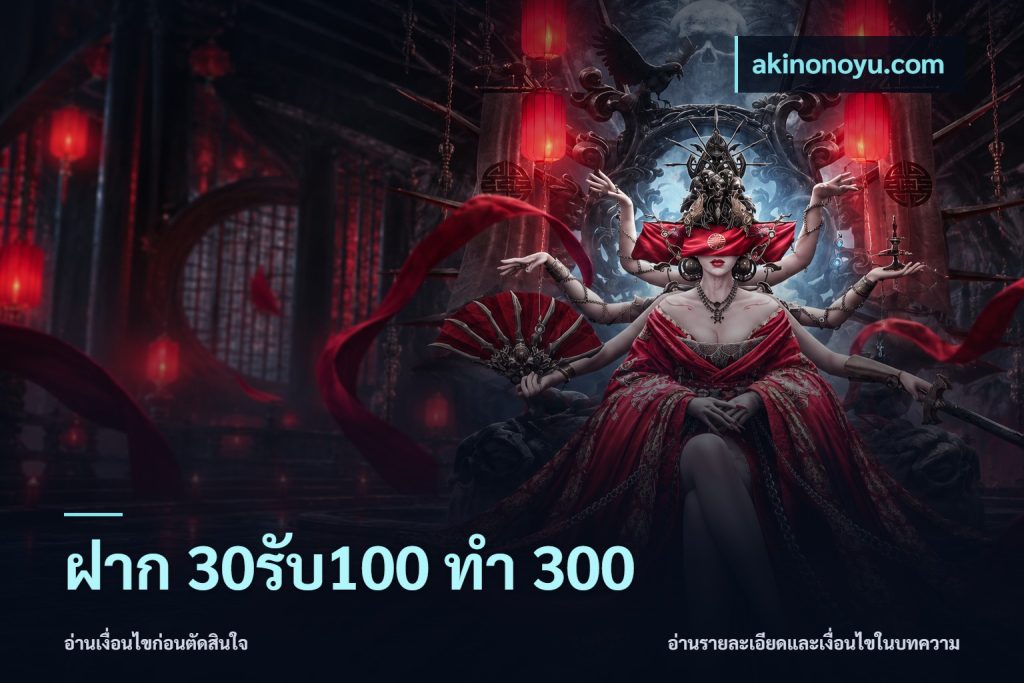 ฝาก 30รับ100 ทำ 300
