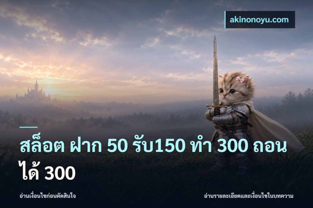 สล็อต ฝาก 50 รับ150 ทํา 300 ถอนได้ 300