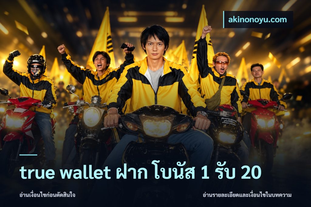 true wallet ฝาก โบนัส 1 รับ 20