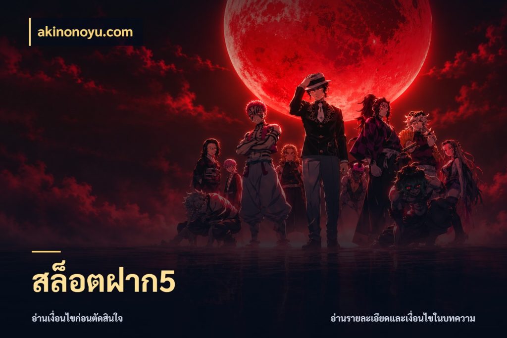 สล็อตฝาก5 ทุนเบาก็มีสีสันในจังหวะของคุณ สไตล์ akinonoyu.com