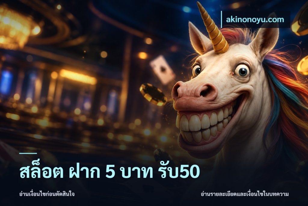 สล็อต ฝาก 5 บาท รับ50