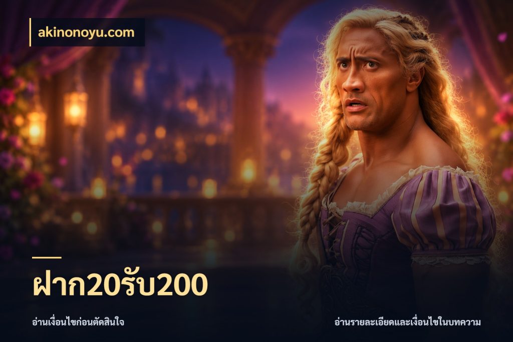 ฝาก20รับ200 รูปแบบโบนัสกับสิทธิ์ของสายเกม ในมุม akinonoyu.com