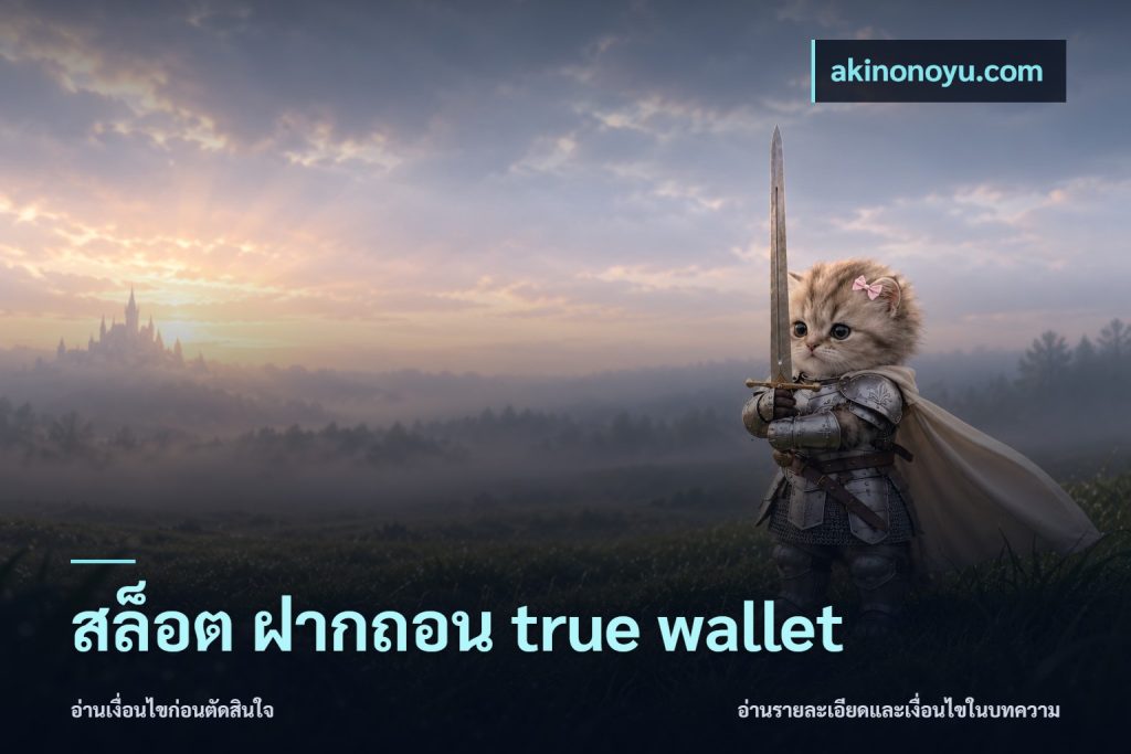 สล็อต ฝากถอน true wallet