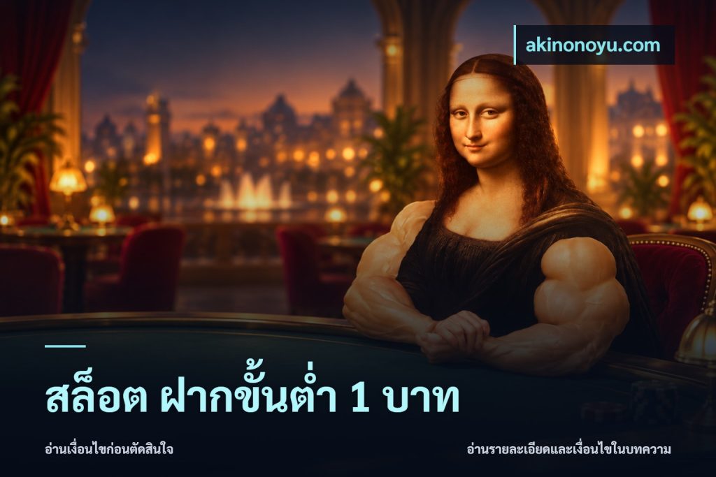สล็อต ฝากขั้นต่ํา 1 บาท