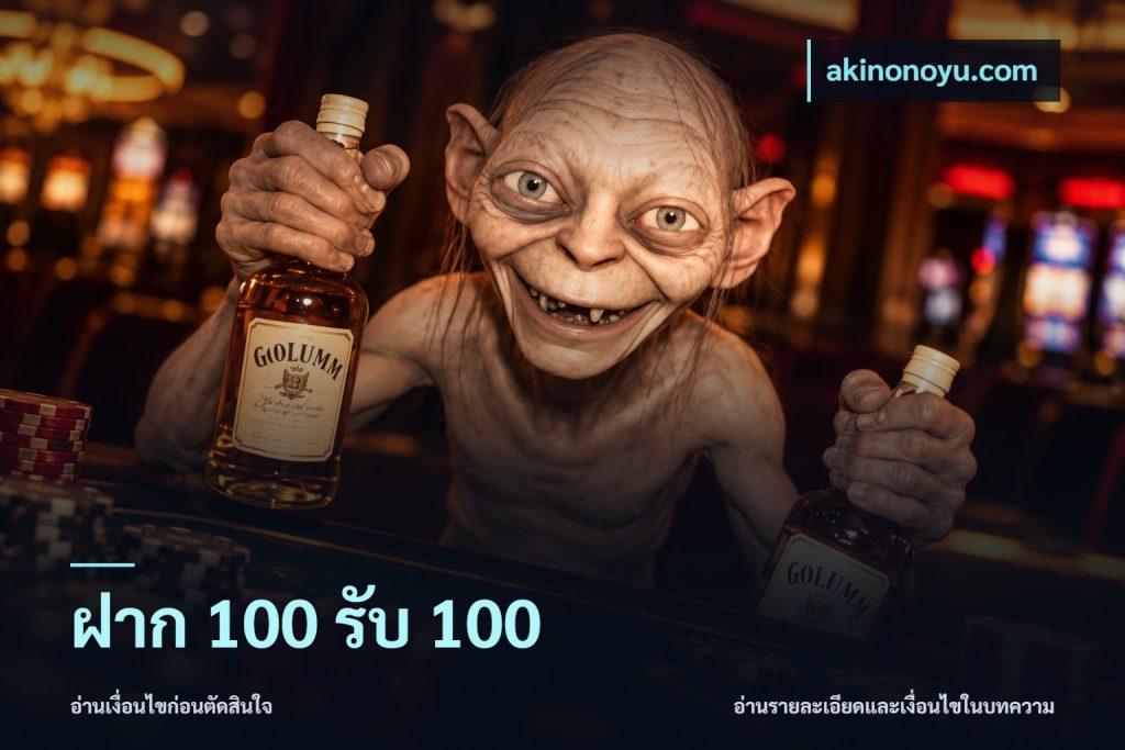 ฝาก 100 รับ 100