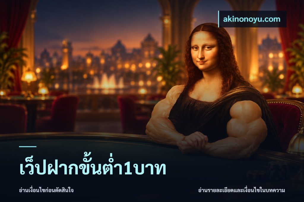 เว็ปฝากขั้นต่ำ1บาท