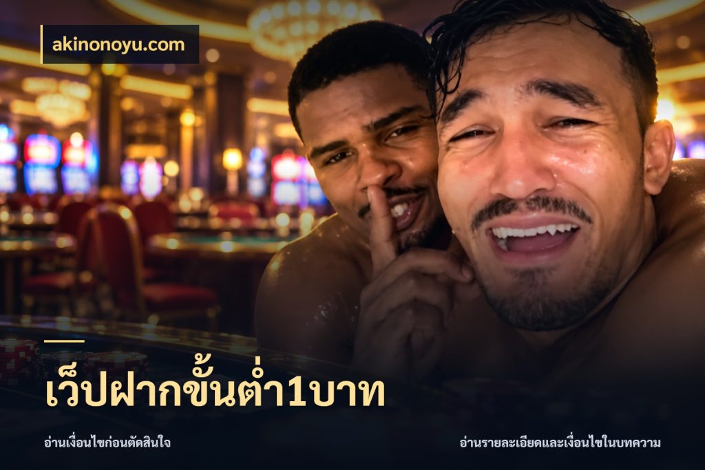 เว็ปฝากขั้นต่ำ1บาท สายทุนน้อยเลือกความสนุกให้พอดี สไตล์ akinonoyu.com