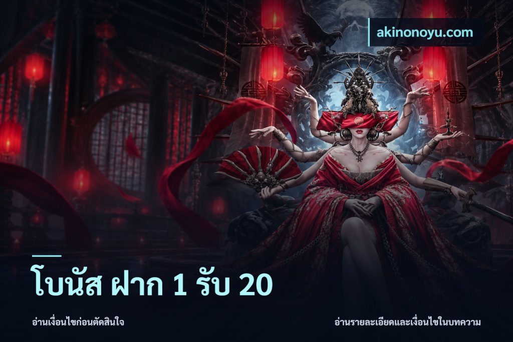 โบนัส ฝาก 1 รับ 20