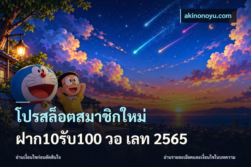 โปรสล็อตสมาชิกใหม่ ฝาก10รับ100 วอ เลท 2565