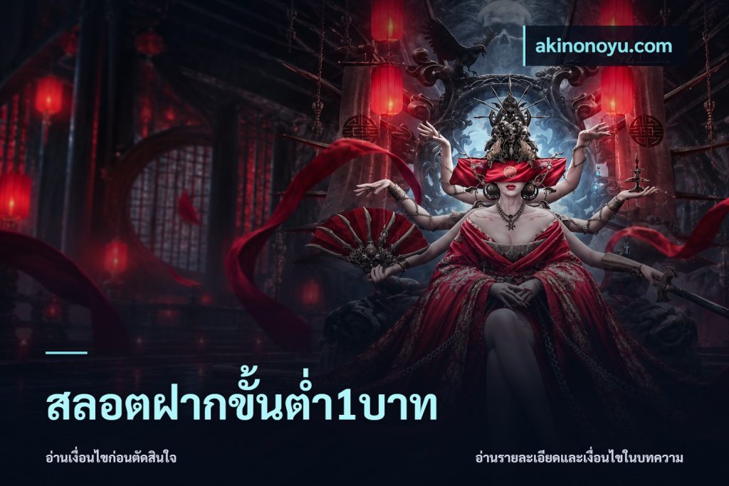 สลอตฝากขั้นต่ำ1บาท