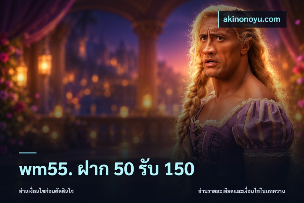 wm55. ฝาก 50 รับ 150