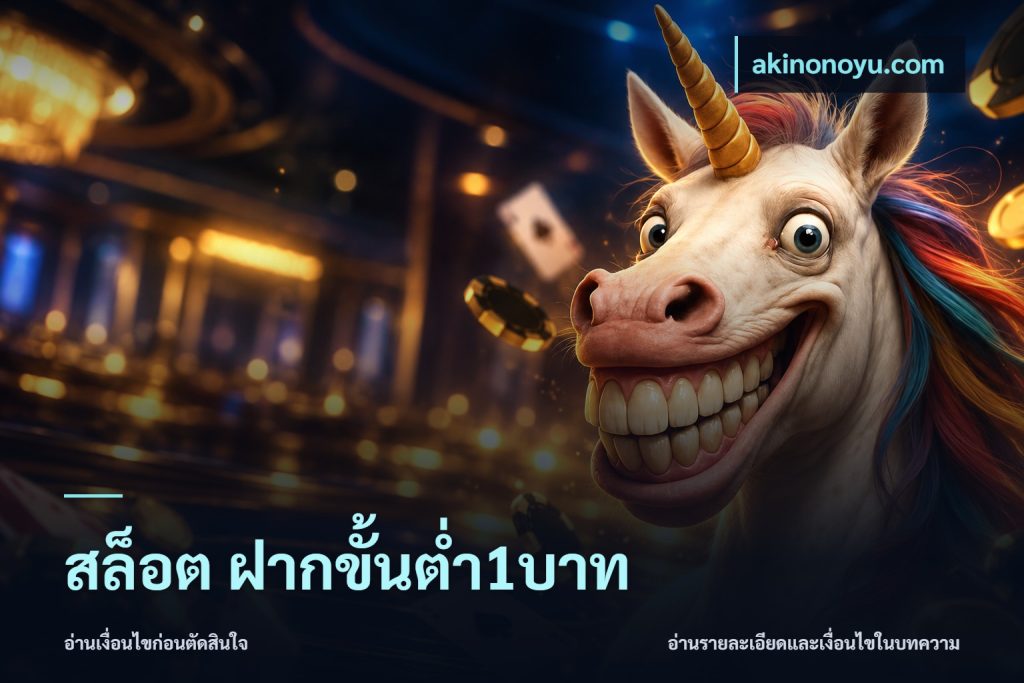 สล็อต ฝากขั้นต่ำ1บาท