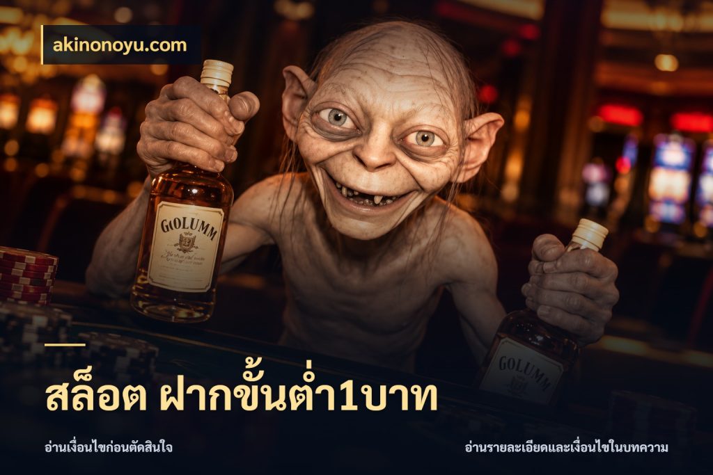 สล็อต ฝากขั้นต่ำ1บาท ยอดเริ่มต้นน่าจับตากับสิทธิ์ที่เกี่ยวข้อง สไตล์ akinonoyu.com