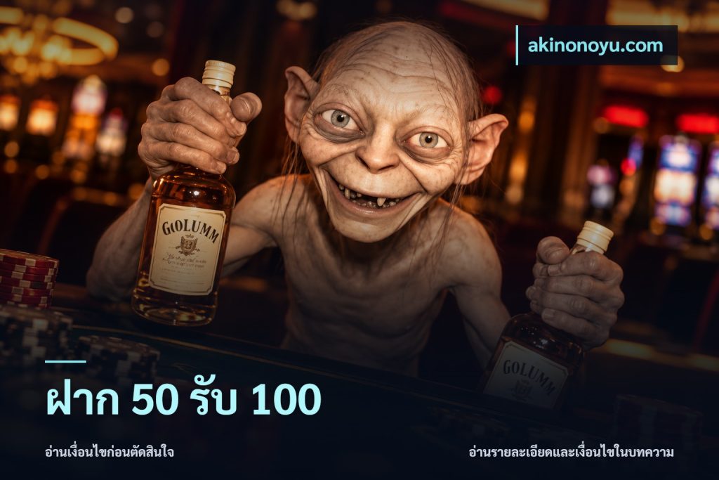 ฝาก 50 รับ 100