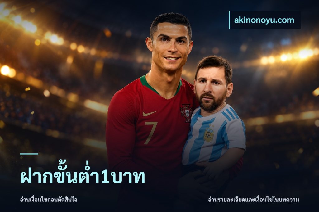 ฝากขั้นต่ำ1บาท