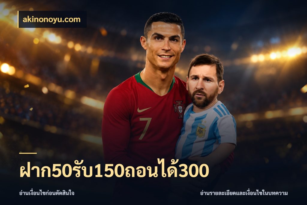ฝาก50รับ150ถอนได้300