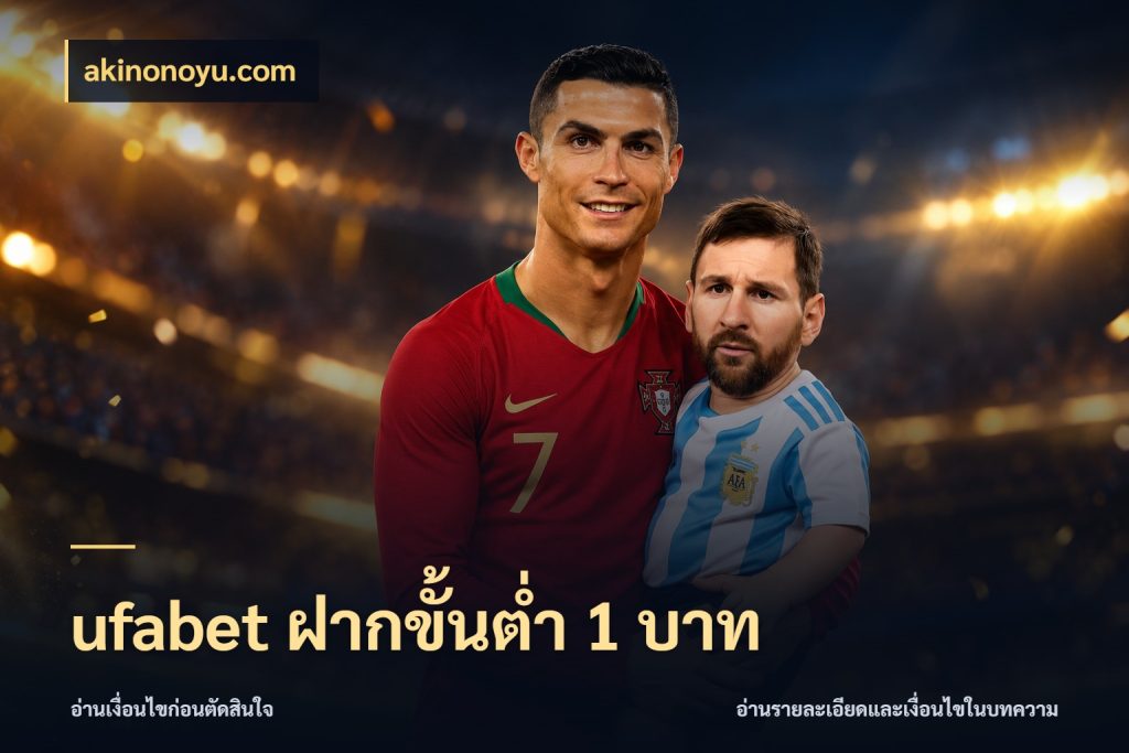 ufabet ฝากขั้นต่ำ 1 บาท เปิดมุมยอดเริ่มต้นสำหรับคนชอบเกม กับ akinonoyu.com