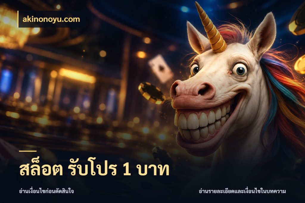 สล็อต รับโปร 1 บาท มุมสนุกของคนที่กำหนดขอบเขตตัวเอง ในมุม akinonoyu.com