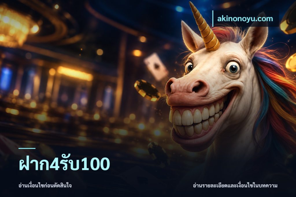 ฝาก4รับ100