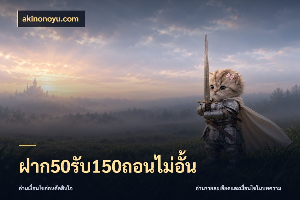 ฝาก50รับ150ถอนไม่อั้น เปิดมุมโปรให้เข้ากับเกมแนวโปรด สไตล์ akinonoyu.com