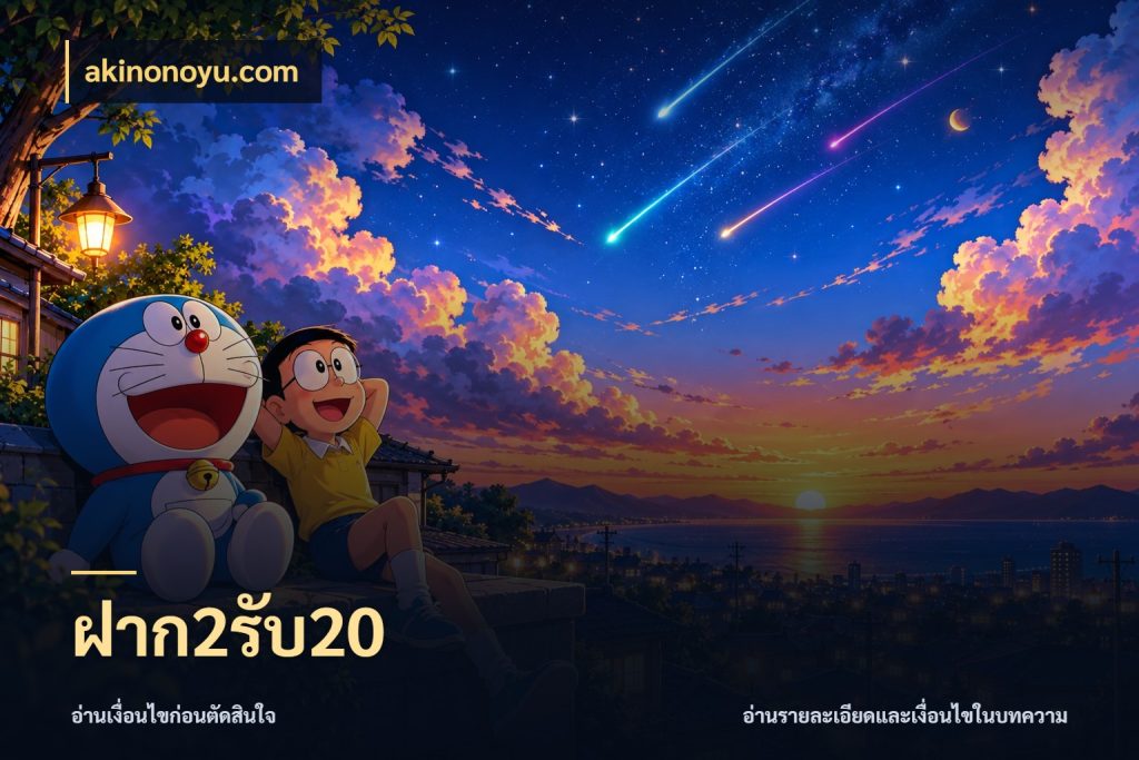 ฝาก2รับ20 akinonoyu.com เครดิตกับรูปแบบโปรที่ตรงใจ