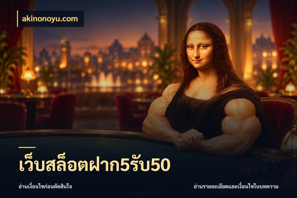 เว็บสล็อตฝาก5รับ50 เปิดมุมโปรให้เข้ากับเกมแนวโปรด สไตล์ akinonoyu.com