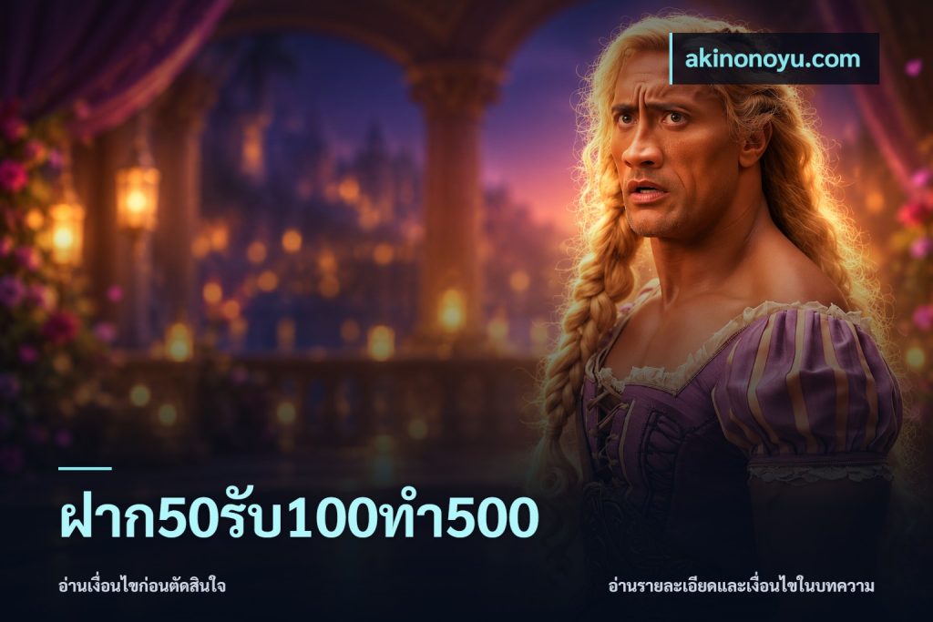 ฝาก50รับ100ทํา500