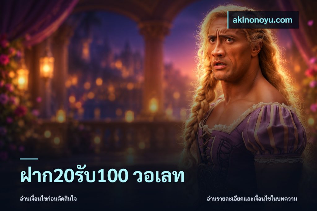 ฝาก20รับ100 วอเลท