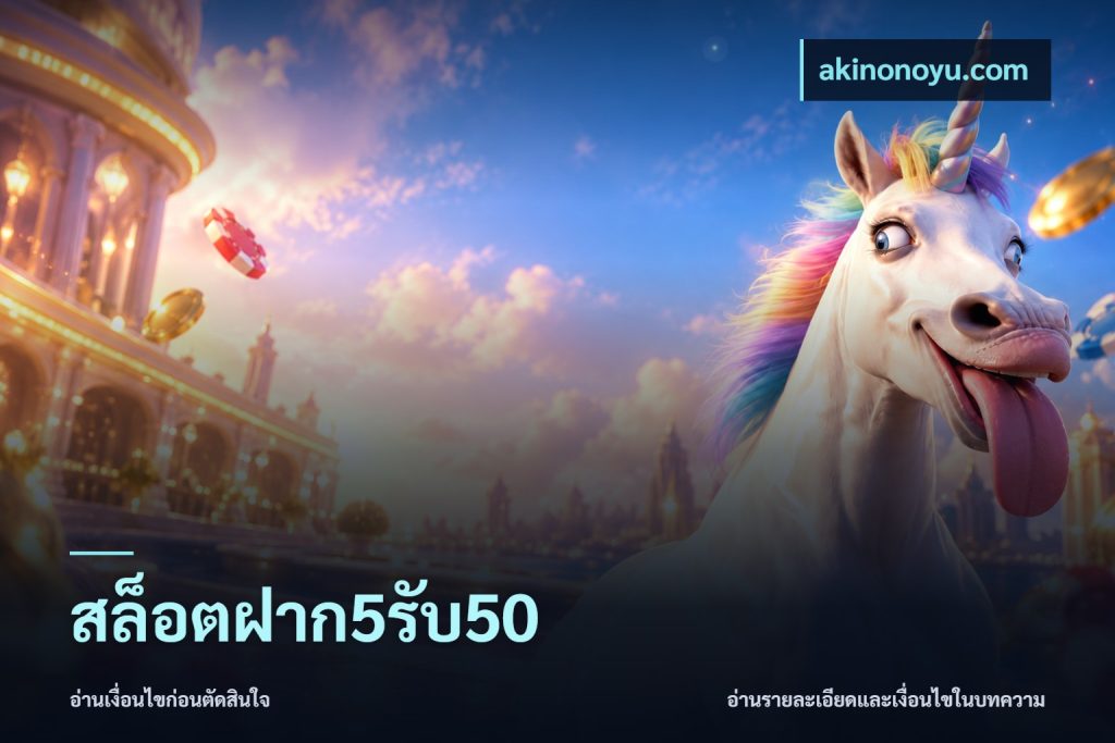 สล็อตฝาก5รับ50