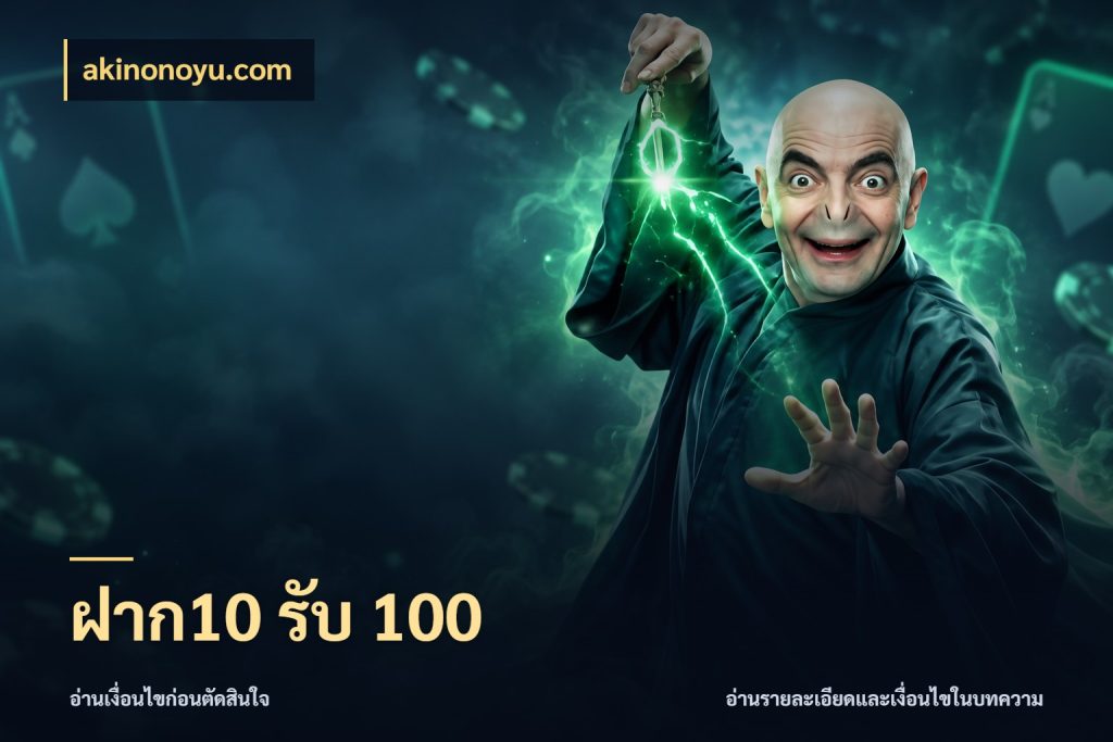 ฝาก10 รับ 100 จับคู่โบนัสกับสไตล์เกมที่ชอบ สไตล์ akinonoyu.com
