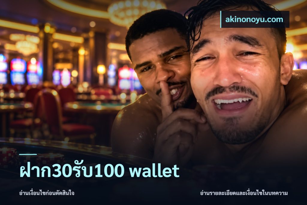 ฝาก30รับ100 wallet