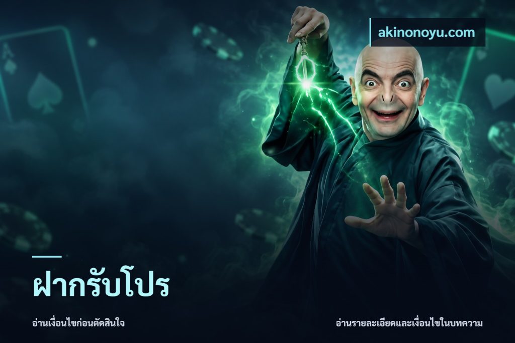ฝากรับโปร