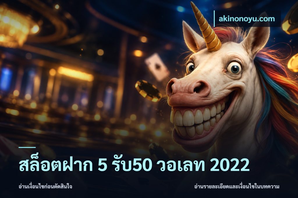 สล็อตฝาก 5 รับ50 วอเลท 2022