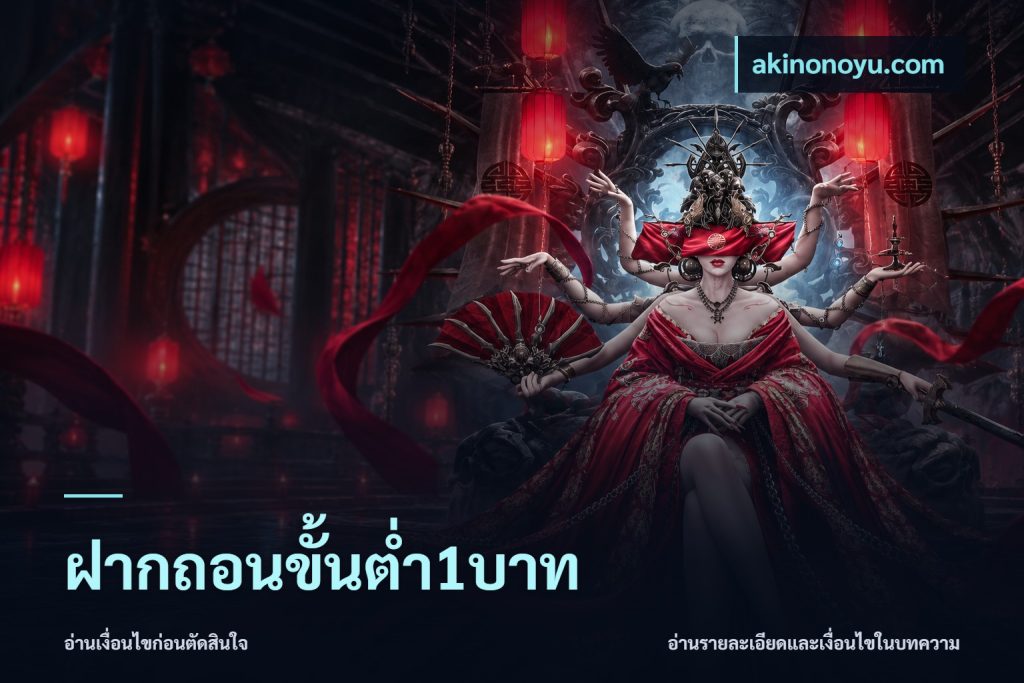 ฝากถอนขั้นต่ำ1บาท