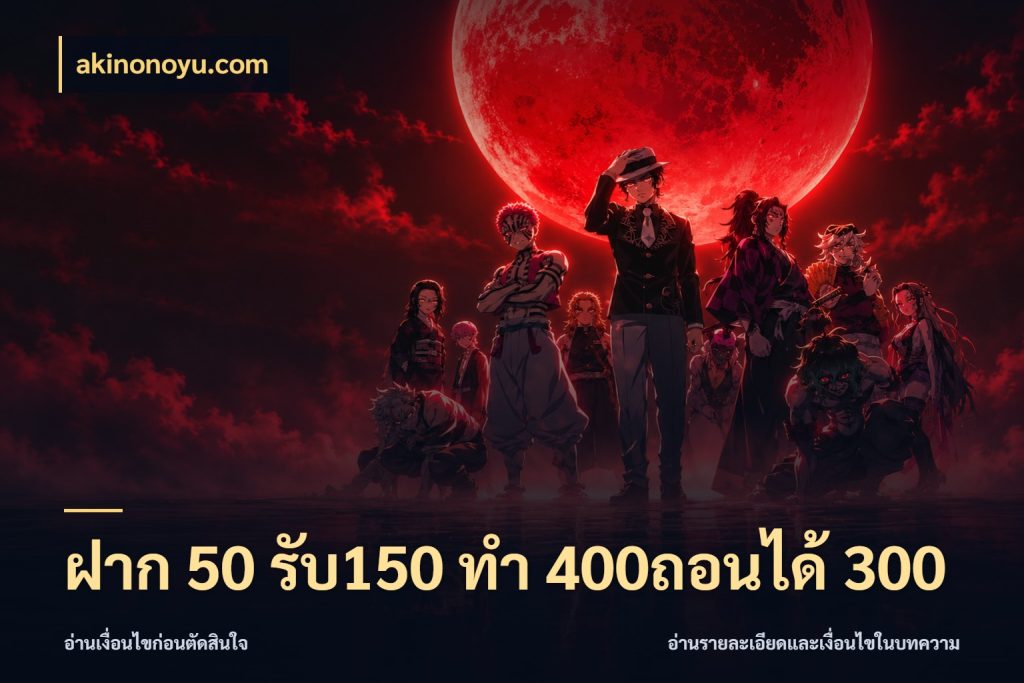 ฝาก 50 รับ150 ทํา 400ถอนได้ 300 สายโบนัสเลือกจังหวะสนุกได้อย่างไร สไตล์ akinonoyu.com